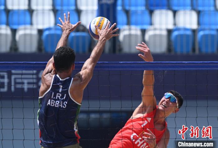 中国男女排球队携手晋级亚排联沙滩排球洲际杯
