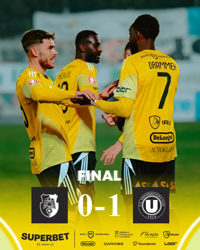 克卢日大学客场力克阿格斯队，库比斯全场坚守