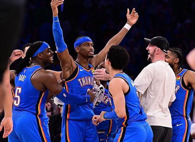 雷霆三连冠锁定联盟第一，季后赛半区格局初现