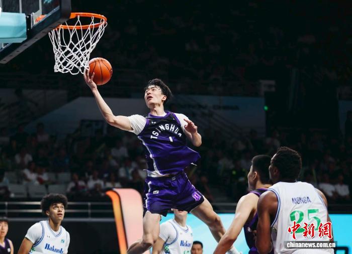 首届亚洲大学生篮球联赛：清华大学两连胜锁定